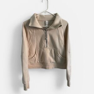 Lululemon Athletica Quarter Zip Scuba Jacket